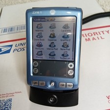 Palm Zire 71 Blue Handheld Color Touchscreen PDA Organizer W Dock Bad Battery