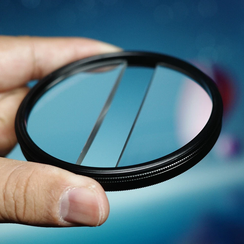 Prism Double Glass Split Diopter Blur Zoom Center Special Effect Camera Filter - Image 4 of 4