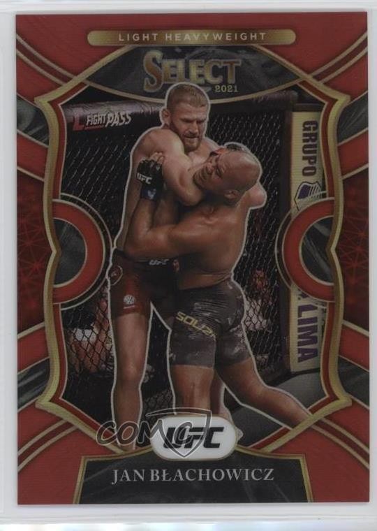2021 Panini Select UFC Concourse Red Prizm 89/99 Jan Blachowicz #5 0fd5