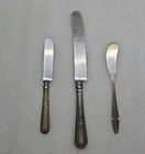 ​Lot of 3 Antique Sterling Silver Knives. Makers Are Towle, State House & Durgin
