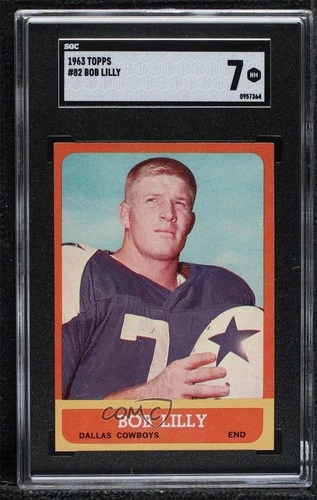 1963 Topps Bob Lilly #82 SGC 7 Rookie RC HOF