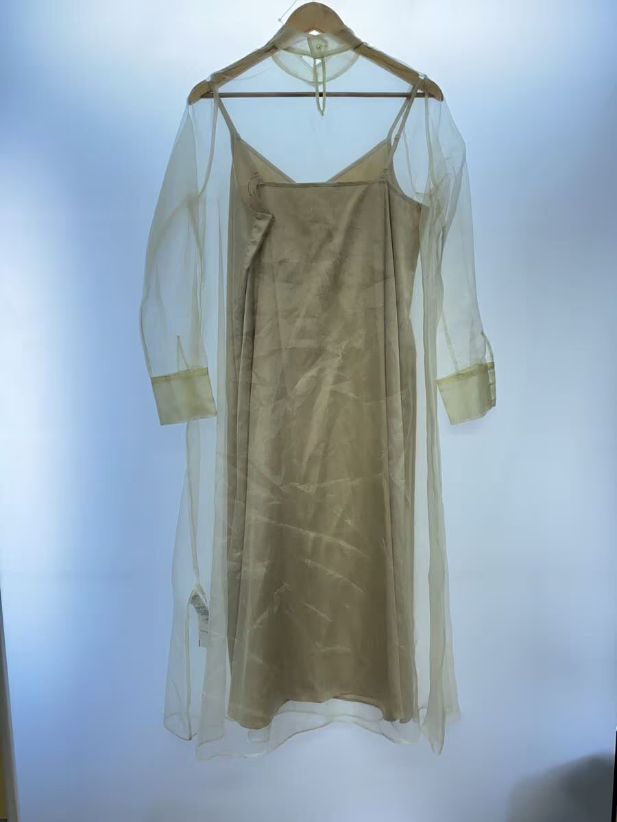 AMERI Shirt Dress, Medium, Polyester, BEG, 012105… - image 2