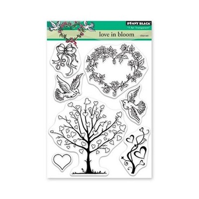 Penny Black Clear Stamps - Love in Bloom 30-522