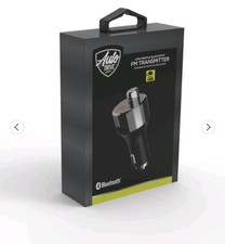 Auto Drive Metallic Bluetooth FM Transmitter Hands-Free Calling Compatible Smart