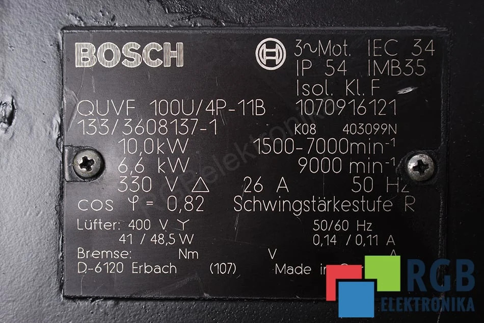 QUVF100U/4P-11B BOSCH - Reconditionné - Garantie 24 mois