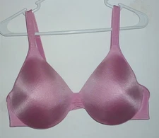 BALI ONE SMOOTH U COMFORT U-BACK FULL FIGURE LIFT UW BRA SZ 40D #3472 ROSY PINK
