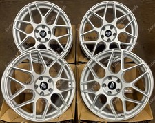 Alloy Wheels 18" Silver PF3 For Ford Grand C Max Edge Focus Mk2 Mk2 Mk4 ST 5x108