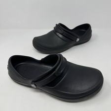 Crocs Mercy Work Clog Black Slip Resistant Slip On Comfort Women  s Size 8