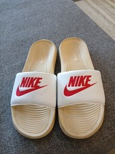 Nike Victori One Slide Summit White/Sesame/University Red CN9675-107 Mens 12