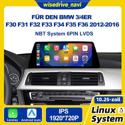 10.25''android Autoradio apple linux nbt carplay für bmw F30 F31 F34 F32 F33