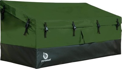 Outdoor Storage Box   143 Gallon Waterproof Deck Box, Patio Storage Box, Outs...