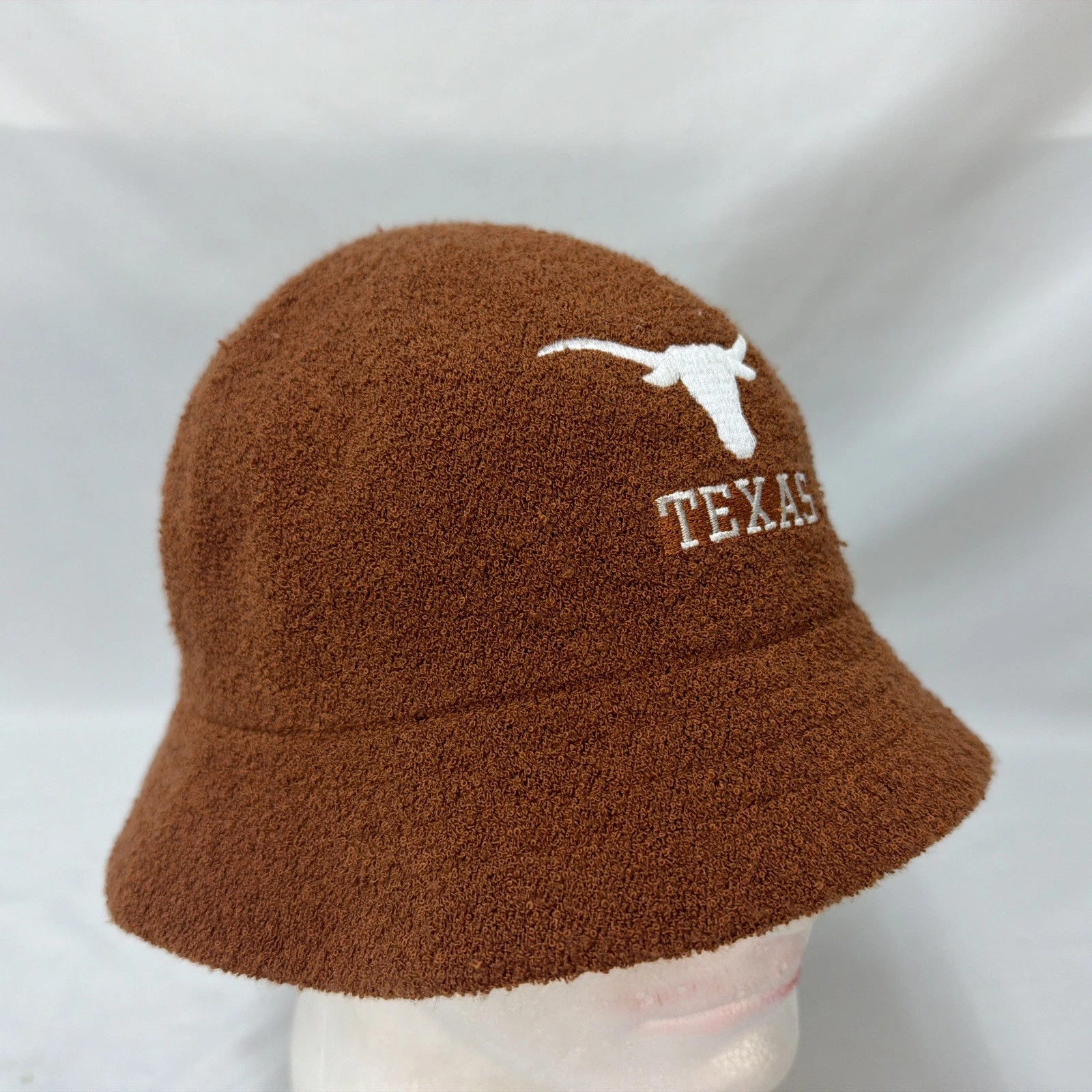 VINTAGE NIKE UNIVERSITY OF TEXAS UT LONGHORNS TERRY CLOTH BUCKET HAT SIZE M/L