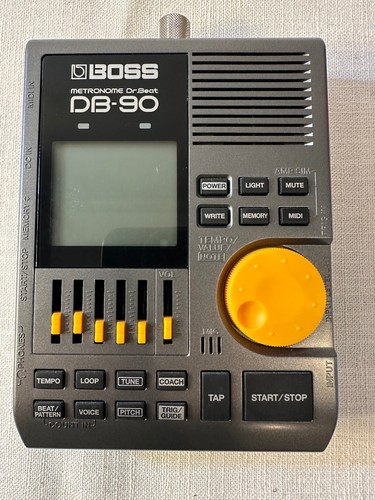 Boss DB-90 Dr. Beat Metronome Rhythm Coach LCD Backlit MIDI In Guitar Bass