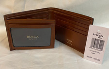 Bosca Leather Italia Continential Wallet w/I.D. Flap RFID 97-727 MSRP 165 NWT