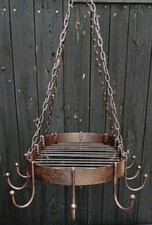 ++Sehr schöne Massive Kräuterkrone TOPFKRONE Küche Wurstkrone Hängeregal  Metall