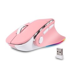 Ergonomic MouseBluetooth Vertical Wireless MouseLED Rechargeable Optical Comp...