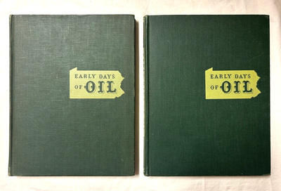 #ad 2 Vtg Early Days Of Oil Books. One Is Signed By the Author Paul H. Giddens 1948 $100.00