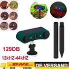 Tiervertreiber Solar Ultraschall Sirene Katzenschreck Abwehr Marderschreck IP55