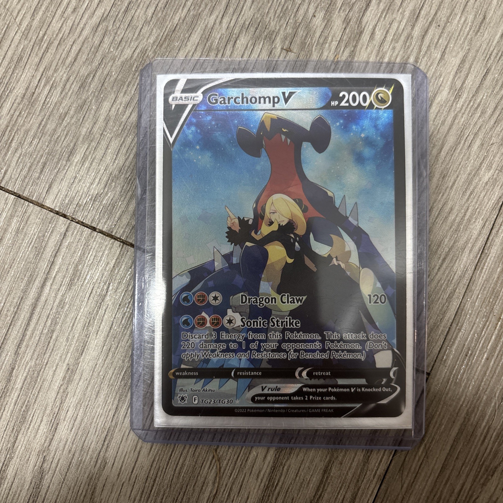 Garchomp V SWSH10: Astral Radiance Trainer Gallery TG23/TG30 Rare, Pre-owned