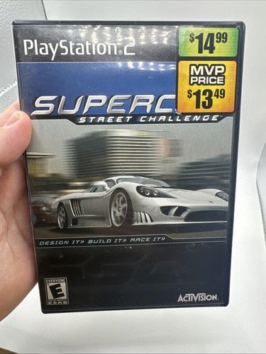 Supercar Street Challenge Sony Playstation 2 PS2 Complete w/ Manual CIB TESTED - Picture 9 of 9