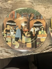 Guy Buffet Collection "Marche Provencale” Porcelain Dinner Plate 10 7/8" Vintage