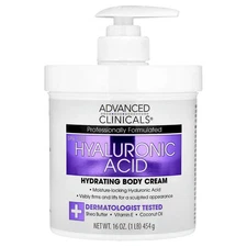 Hyaluronic Acid, Hydrating Body Cream, 16 oz (454 g)