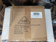 30 Condor Disposable Lab Coats 3XL or 4XL Red Mandarin Collar Open Cuff 32KF82A