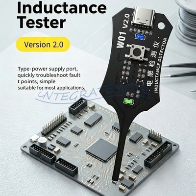 Motherboard Coil Tester Inductor Detector Tool for PC Repair Quick Fault Check