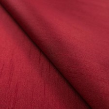 Premium Faux Silk Dupioni Fabric Regal Crimson Red 58" by the Yard Poly Shantung
