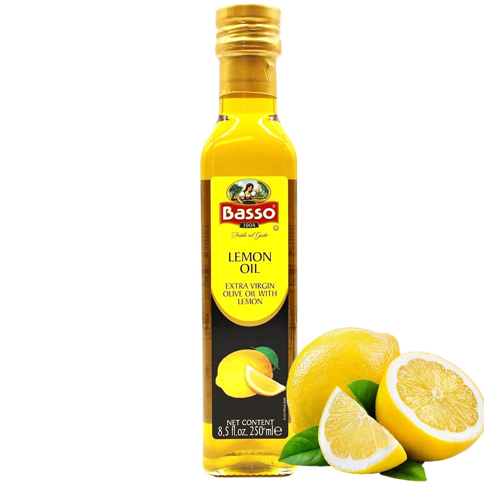 - Lemon Oil, Infused Premium Extra Virgin Olive Oil, 8.5 Fl Oz (250 ml), Fini...