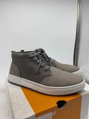 Timberland Davis Square Chukka Boot Mid Sneakers Men's Gray Casual Shoes - 10