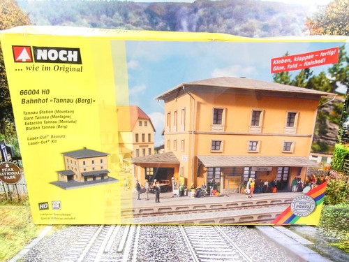 Noch 66004 - H0 - Bausatz Bahnhof "TANNAU" ( Berg ) - verschweisste OVP - #91022 | Zustand: Gebraucht