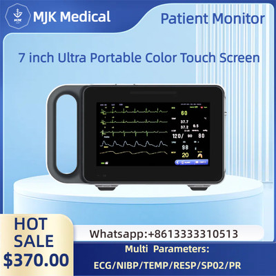 7in Touch Screen Patient Monitor - Portable Multi-Parameter Vital Signs