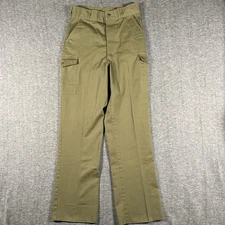Boy Scouts of America Pants Youth Large Olive Green Official Uniform Cargo BSA