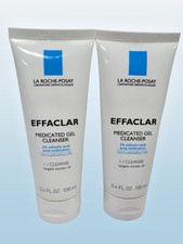 LA ROCHE POSAY EFFACLAR MEDICATED GEL CLEANSER 3.4 OZ NWOB EXP: 2027 LOT OF 2