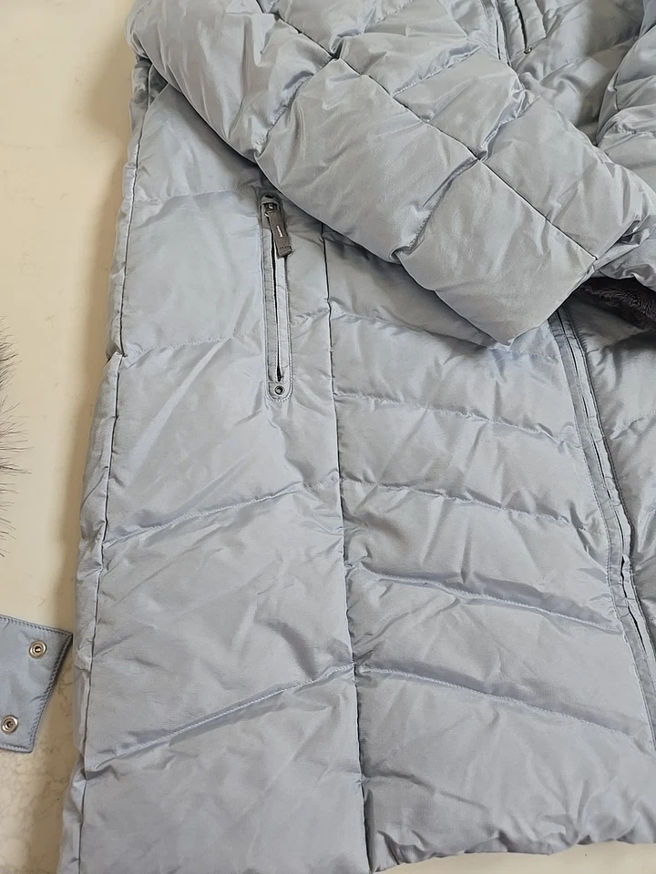 Eddie Bauer Women's Sun Valley Down Duffle Coat Size 2X Light Gray Never Worn - Image 4 of 4