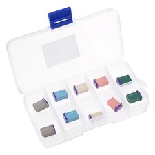 Automotive Mini Cartridge Fuse Set 32V 15A 20A 25A 30A 40A M Case Box 10pcs