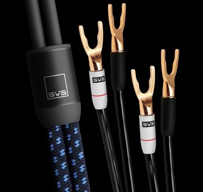 SVS SoundPath Ultra Bi-Wire 20Ft - Spade Spade-to-Spade Bi-Wire Speaker Cable