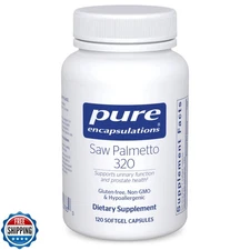 Pure Encapsulations Saw Palmetto 320 - Fatty Acids and Other Essential Nutrie