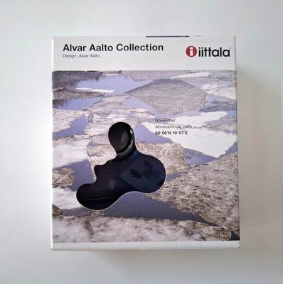 iittala Alvar Aalto Schale blueberry blue 136 x 50 mm Blaubeere Blau littala