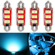 Phinlion Super Bright 578 Led Ice Blue Bulb 3030 6-smd Festoon 41mm 42mm 211-2