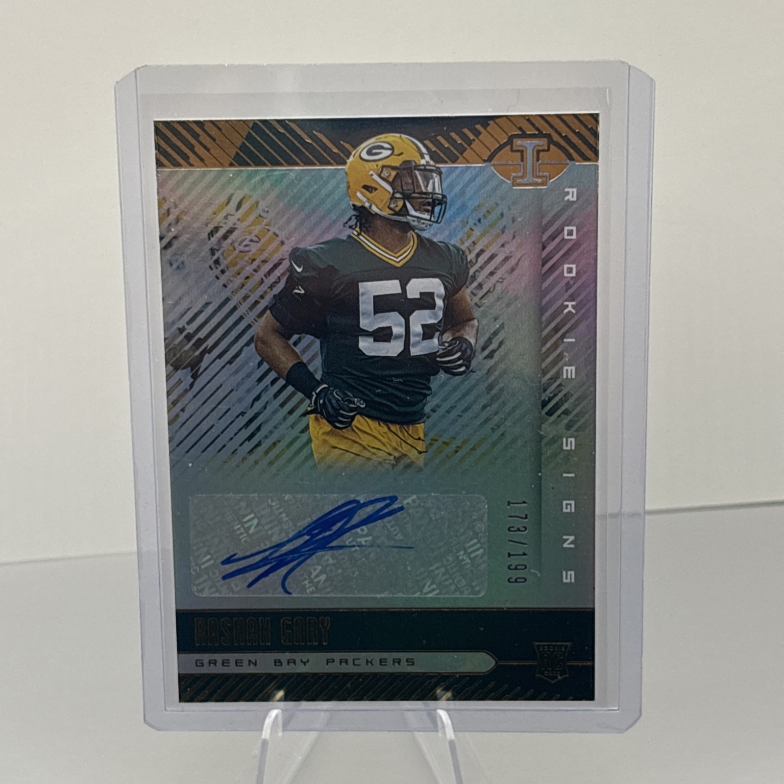Rashan Gary Panini Illusions Rookie Signs #RAG Base