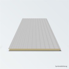 Sandwichpaneele Wandprofil 40mm Sandwichplatten Länge: 4,00m