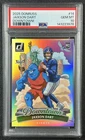 JAXSON DART PSA 10 2025 PANINI DONRUSS #14 ROOKIE DOWNTOWN! SP RC GIANTS GEM