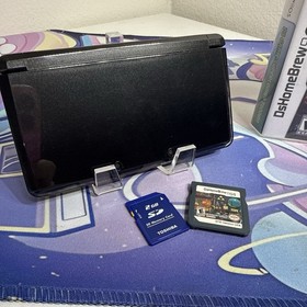 Nintendo 3DS Cosmo Black Launch Handheld Console System CTR-001 Read