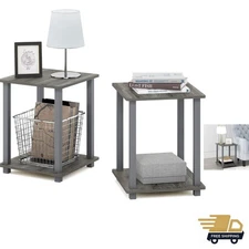 Stylish & Functional 2-Tier Side Table Set – Ideal for Bedrooms & Living Rooms