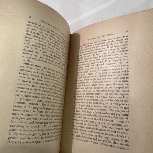 1903 ESSENTIALS OF OSTEOPATHY, Isabel Davenport, Early Female M.D. True FIRST ED - Picture 13 of 15