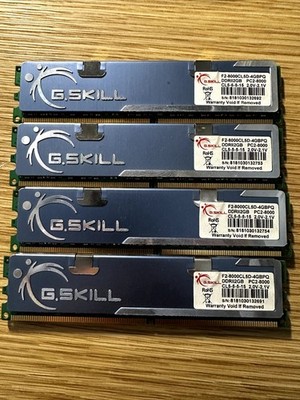 G.SKILL 8GB (4x2GB) DDR2-1000 PC2-8000 CL5 F2-8000CL5D-4GBPQ RAM Kit