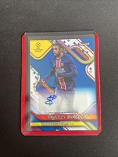 Topps Finest UCC 2024/25 Bradley Barcola Auto...