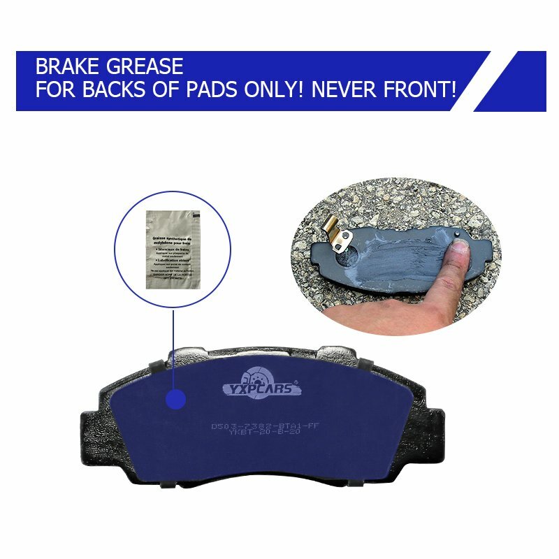 Front & Rear Ceramic Brake Pads For 2010 2011 2012 2017 Chevy Equinox